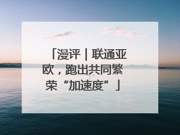 漫评｜联通亚欧，跑出共同繁荣“加速度”