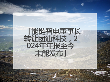 能链智电董事长转让团油科技，2024年年报至今未能发布