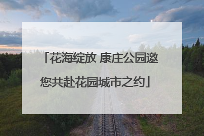 花海绽放 康庄公园邀您共赴花园城市之约