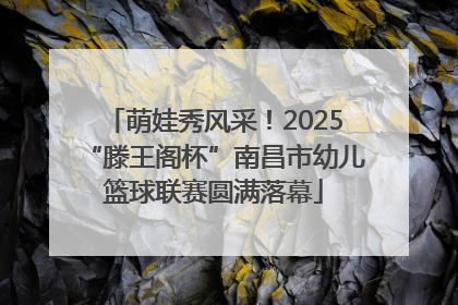 萌娃秀风采！2025“滕王阁杯”南昌市幼儿篮球联赛圆满落幕