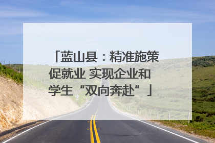 蓝山县：精准施策促就业 实现企业和学生“双向奔赴”