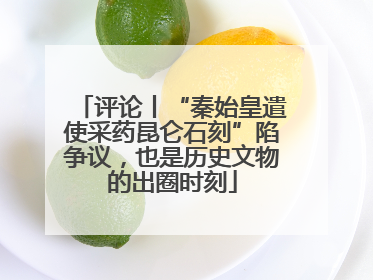 评论丨“秦始皇遣使采药昆仑石刻”陷争议，也是历史文物的出圈时刻