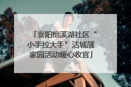 襄阳檀溪湖社区“小手拉大手”洁城靓家园活动暖心收官