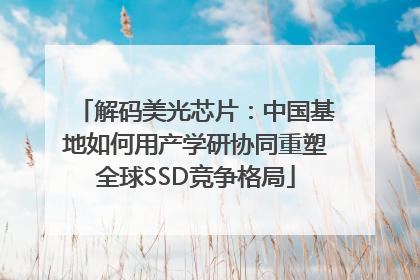 解码美光芯片：中国基地如何用产学研协同重塑全球SSD竞争格局