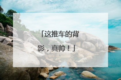 这推车的背影，真帅！