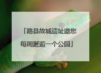 路县故城遗址邀您每周邂逅一个公园