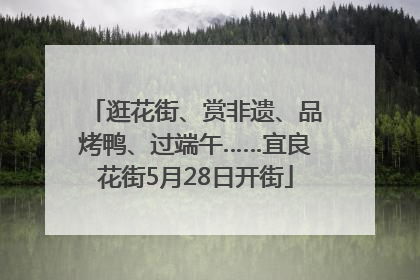 逛花街、赏非遗、品烤鸭、过端午……宜良花街5月28日开街