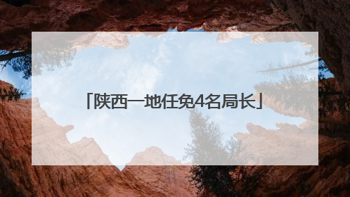 陕西一地任免4名局长