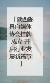 陕西陇县自媒体协会挂牌成立 开启行业发展新篇章