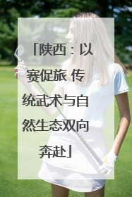陕西：以赛促旅 传统武术与自然生态双向奔赴