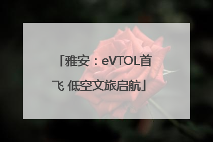 雅安：eVTOL首飞 低空文旅启航