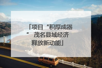 项目“积厚成器” 茂名县域经济释放新动能