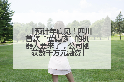 预计年底见！四川首款“懂情感”的机器人要来了，公司刚获数千万元融资