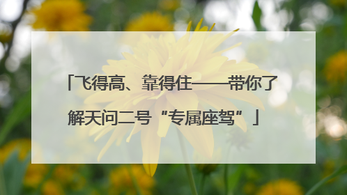 飞得高、靠得住——带你了解天问二号“专属座驾”