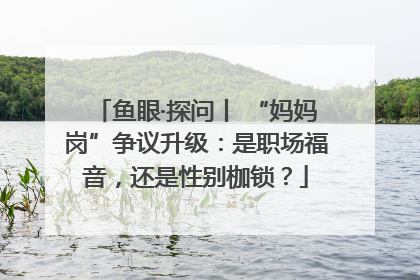 鱼眼·探问丨 “妈妈岗”争议升级：是职场福音，还是性别枷锁？