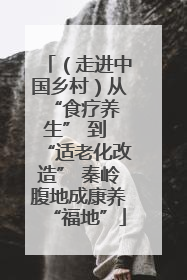 （走进中国乡村）从 “食疗养生” 到 “适老化改造” 秦岭腹地成康养“福地”