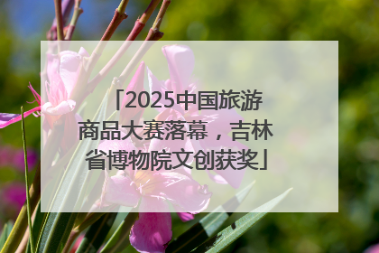 2025中国旅游商品大赛落幕，吉林省博物院文创获奖