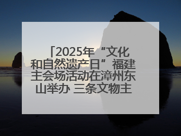 2025年“文化和自然遗产日”福建主会场活动在漳州东山举办 三条文物主题游径发布