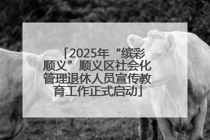 2025年“缤彩顺义”顺义区社会化管理退休人员宣传教育工作正式启动