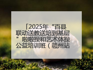 2025年“百县联动送教送培到基层”啦啦操和艺术体操公益培训班（赣州站）圆满结业