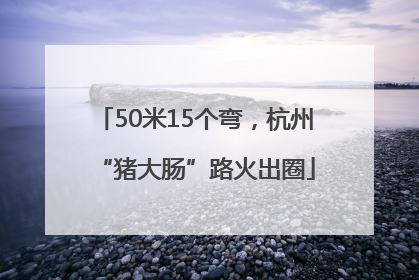 50米15个弯，杭州“猪大肠”路火出圈