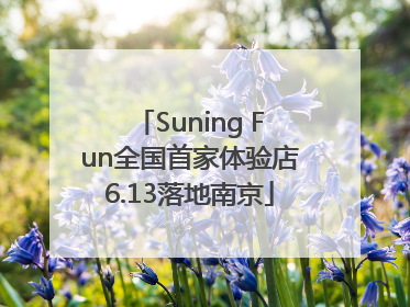 Suning Fun全国首家体验店6.13落地南京