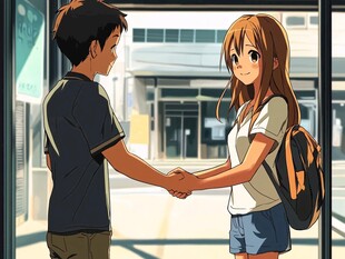 51漫画九重符阵主角沈砚角色头像，少年符师手持残符